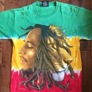 Zion Bob Marley Tie-Dye Jamaica Shirt